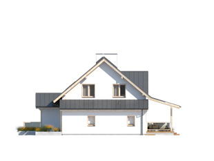 Projekt domu Poziomkowy 2 - elewacje