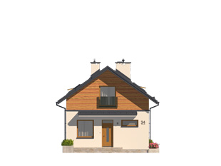 Projekt domu Pryma 2 - elewacje