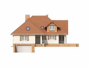 Projekt domu Rondo - elewacje