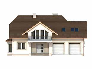 Projekt domu Rubin 2 - elewacje