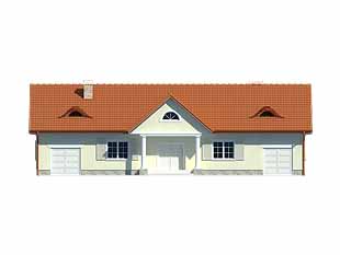 Projekt domu Ruczaj - elewacje