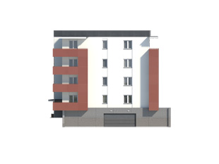 Projekt domu Saturn - elewacje