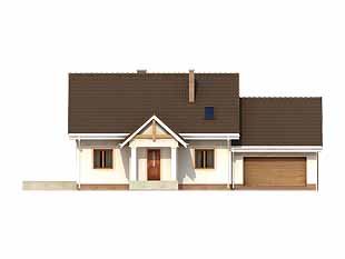 Projekt domu Sójka 3 - elewacje