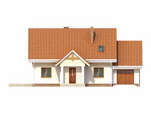 Projekt domu Sójka - elewacje