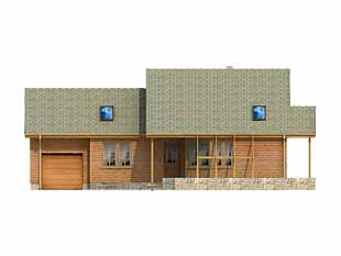 Projekt domu Sosna dr-S - elewacje