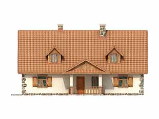 Projekt domu Świt 2 - elewacje