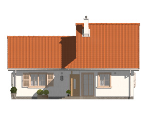 Projekt domu Szyper 11 - elewacje