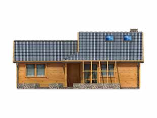 Projekt domu Szyper 7 bal-S - elewacje