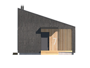 Projekt domu Szyszka 3 dr-S - elewacje