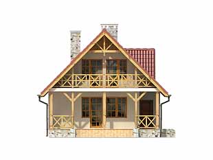 Projekt domu Takt 2 - elewacje