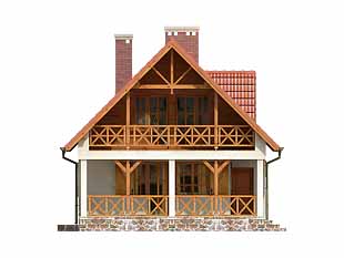 Projekt domu Takt 4 - elewacje