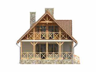 Projekt domu Takt - elewacje