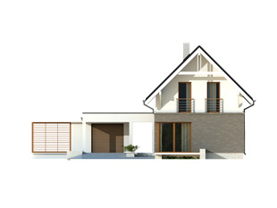 Projekt domu Teo 4 - elewacje
