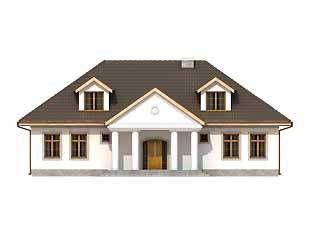 Projekt domu Tercja 5 - elewacje