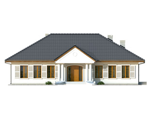 Projekt domu Tercja 6 - elewacje