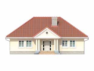 Projekt domu Tercja - elewacje