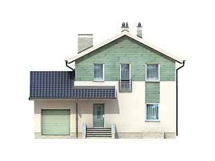 Projekt domu Topaz - elewacje