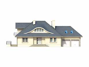 Projekt domu Walc - elewacje