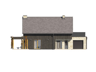 Projekt domu Weranda 6 - elewacje