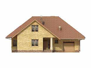 Projekt domu Wiking 2 - elewacje