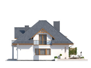 Projekt domu Wilga 4 - elewacje