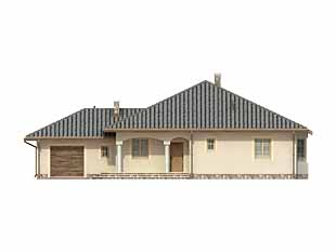 Projekt domu Zośka 3 - elewacje