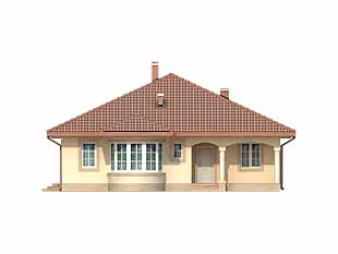 Projekt domu Zośka - elewacje