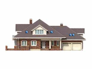 Projekt domu Żuraw - elewacje