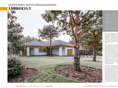 Ambrozja 3 – Nowoczesny dom z leśnym ogrodem