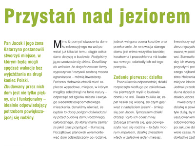 Przystań nad jeziorem